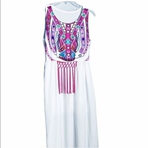 𝅺BOHO Sleeveless Maxi Dress Size Medium